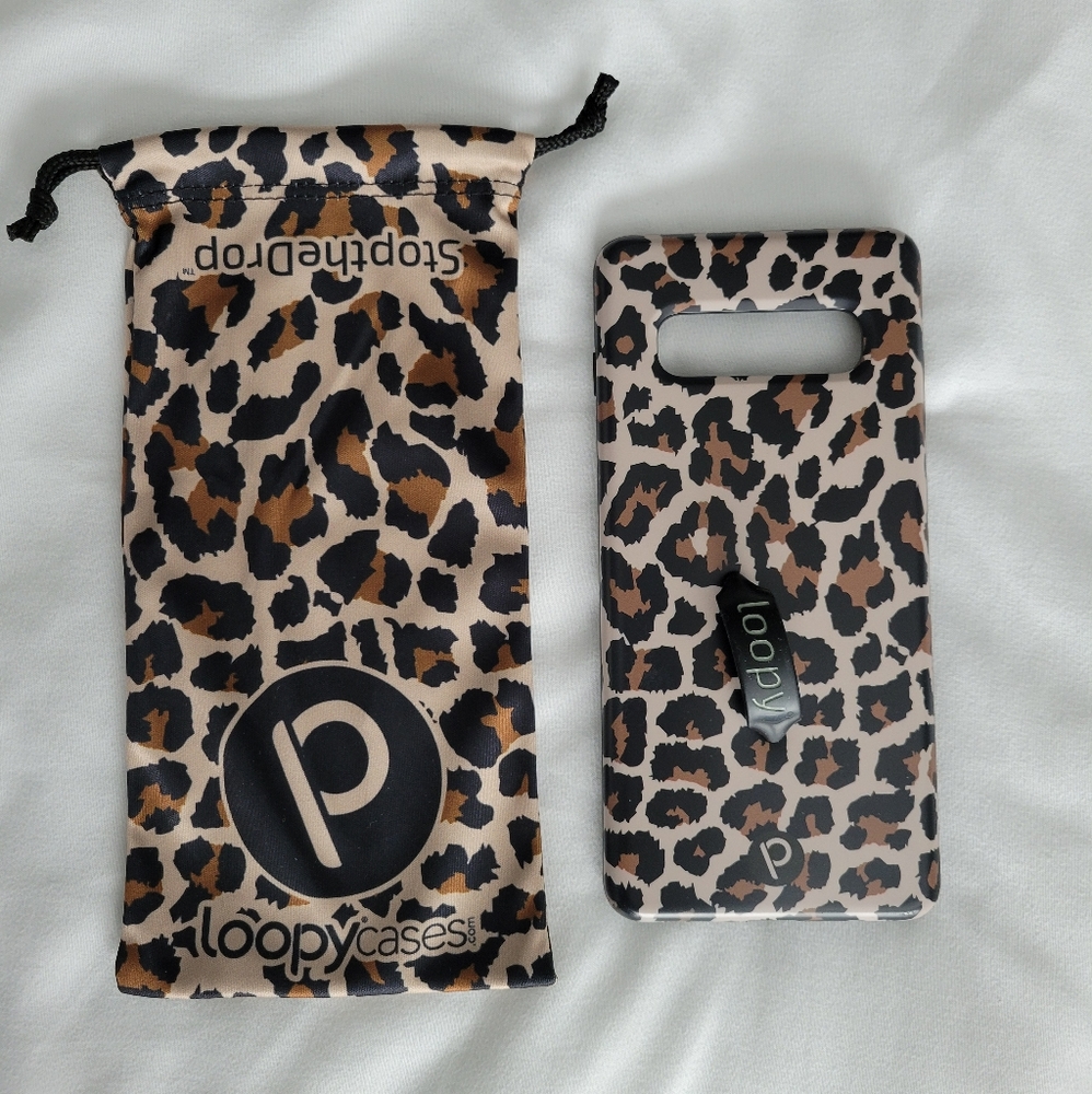 Loopy case leopard print for Samsung Galaxy S10+